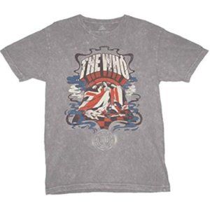 NWT Medium Rock and Roll Gray The Who T-Shirt Top